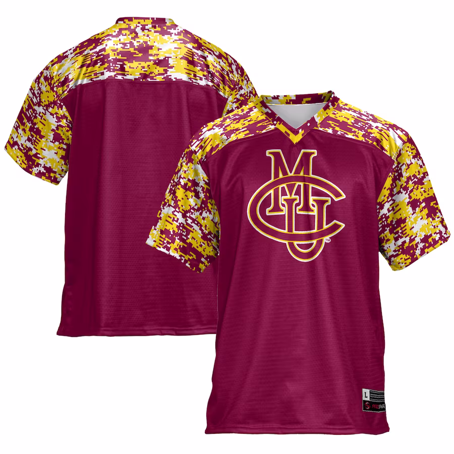 CMU Mavericks GameDay Greats Football Jersey - Maroon - ujerseystore