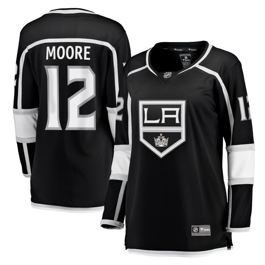 Women's Los Angeles Kings Trevor Moore Fanatics Branded Black Home Breakaway Player Jersey - ujerseystore