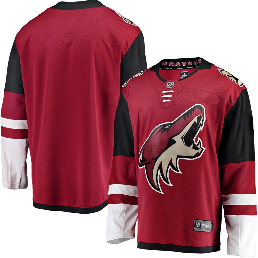 Men's Arizona Coyotes Fanatics Branded Red Breakaway Home Jersey - ujerseystore