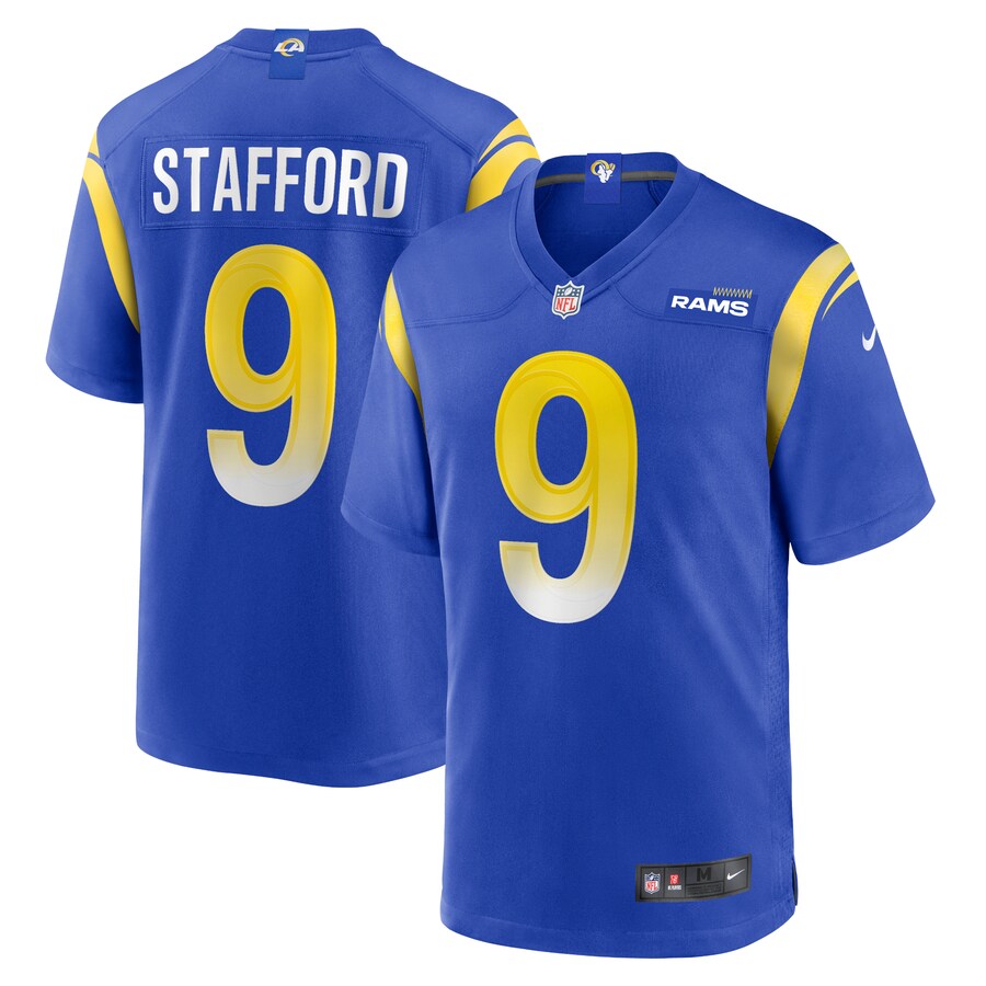 Men's Los Angeles Rams Matthew Stafford Nike Royal Game Jersey - ujerseystore