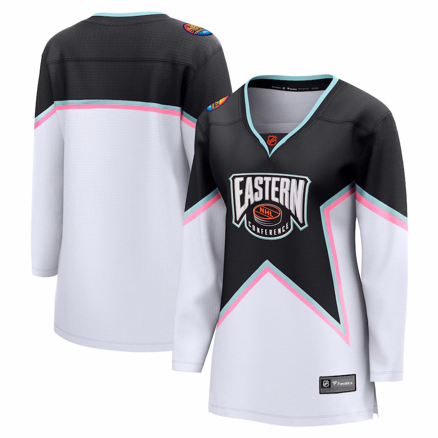 Women's Fanatics Black NHL All-Star Game Eastern Conference Breakaway Jersey - ujerseystore