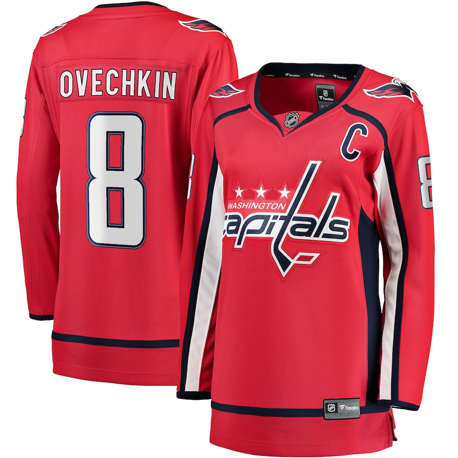 Women's Washington Capitals Alexander Ovechkin Fanatics Branded Red Home Breakaway Player Jersey - ujerseystore
