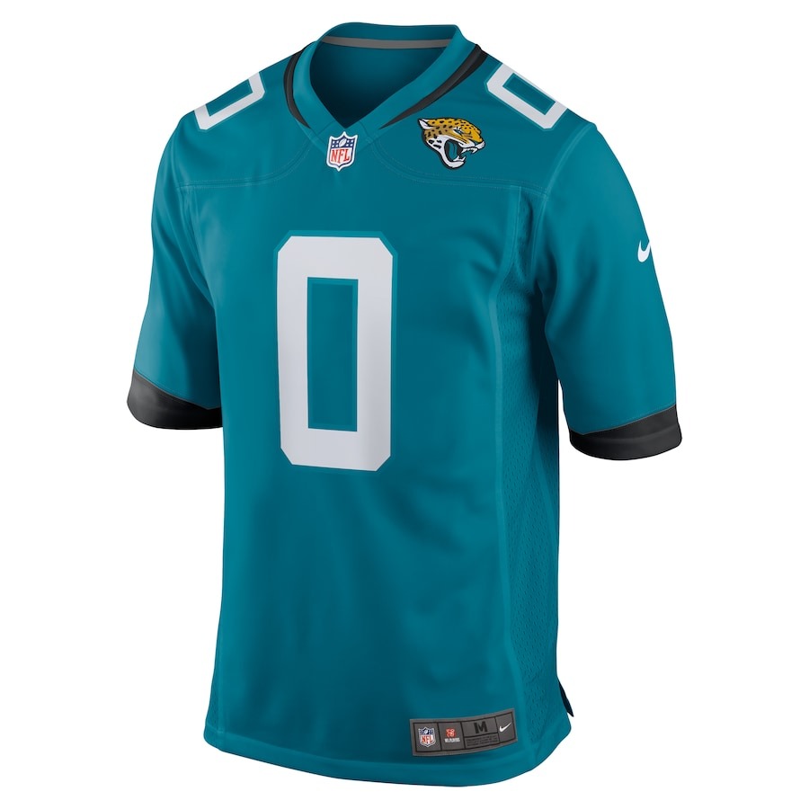 Men's Jacksonville Jaguars Gabe Davis Nike Teal Team Game Player Jersey - ujerseystore