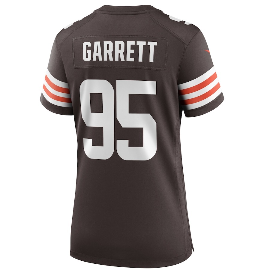 Women's Cleveland Browns Myles Garrett Nike Brown Player Game Jersey - ujerseystore