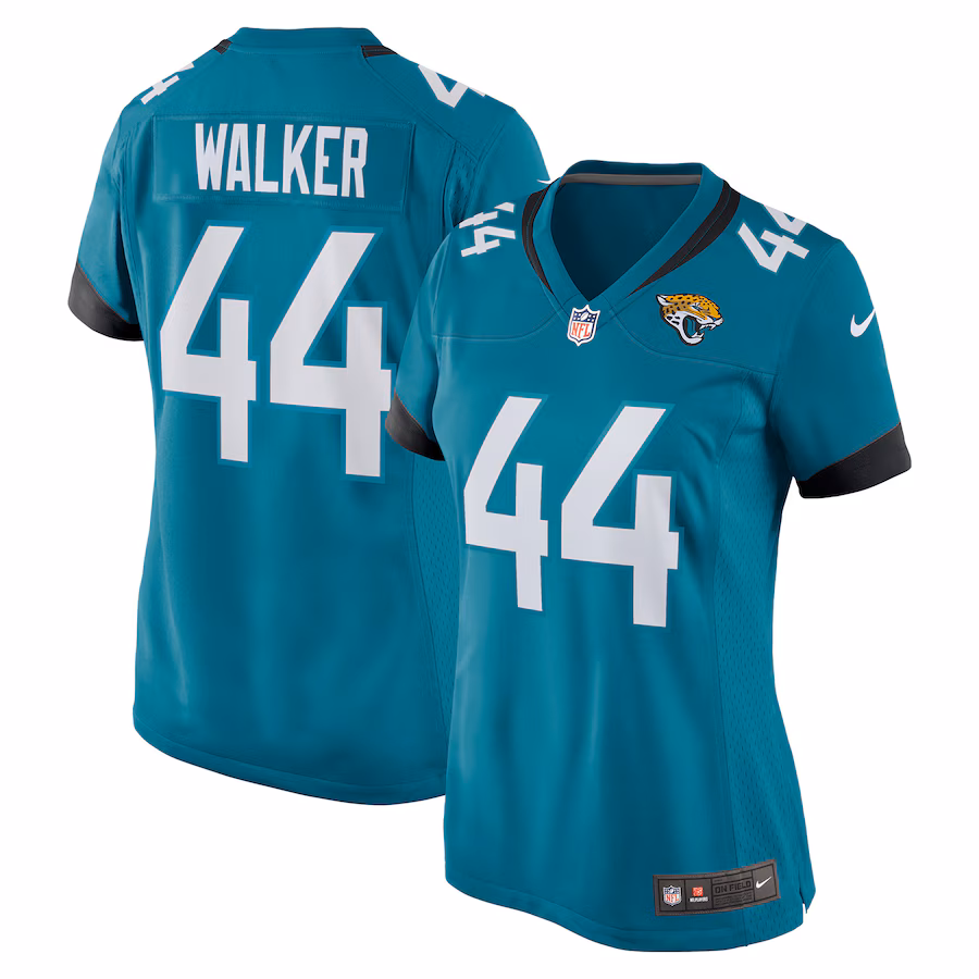 Women's Jacksonville Jaguars Travon Walker Nike Teal Player Jersey - ujerseystore