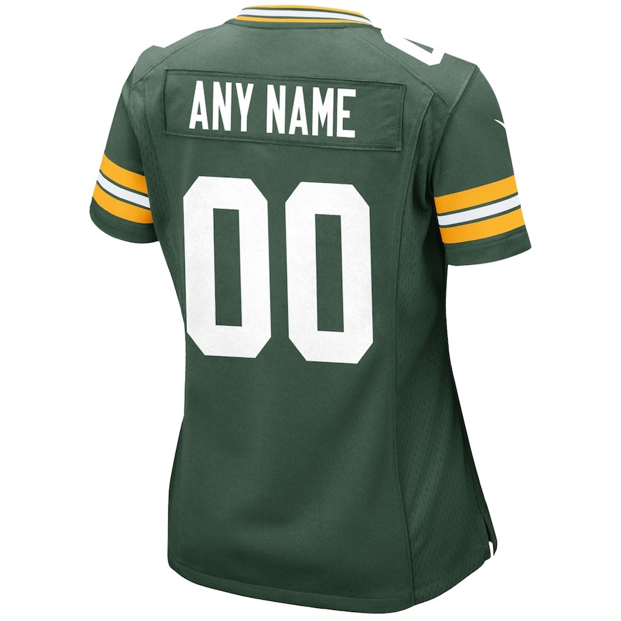 Women's Nike Green Green Bay Packers Custom Game Jersey - ujerseystore
