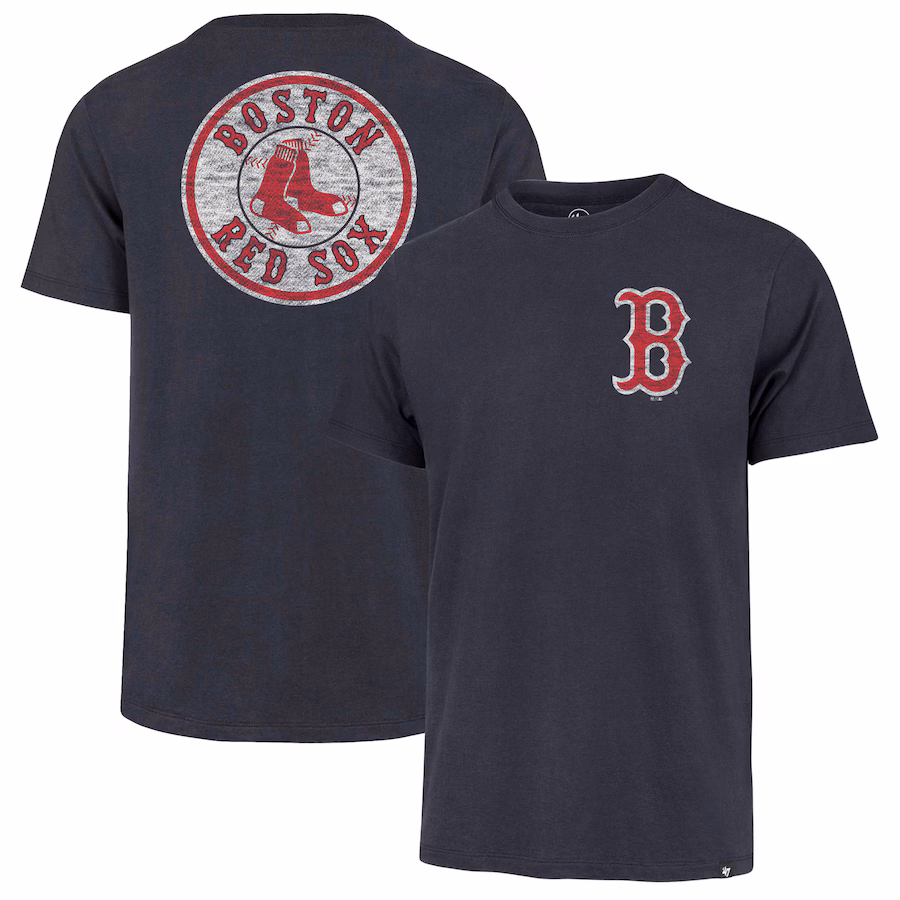 Men's Boston Red Sox '47 Navy Open Field T-Shirt - ujerseystore