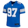 Youth Detroit Lions Aidan Hutchinson Nike Blue Team Player Game Jersey - ujerseystore
