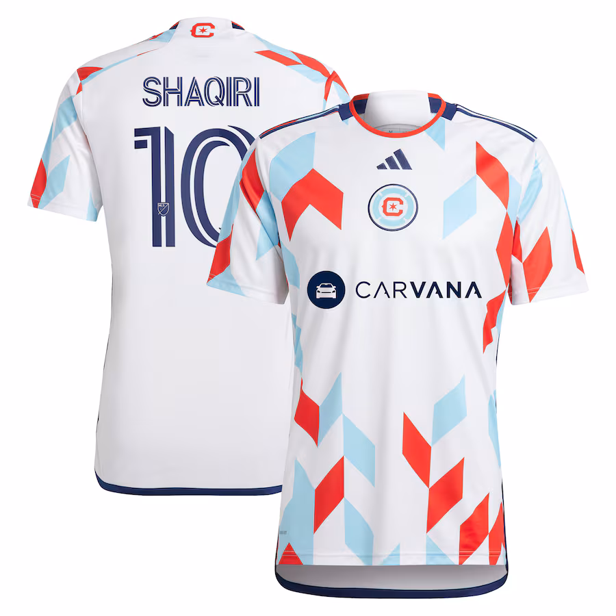 Men's Chicago Fire Xherdan Shaqiri adidas White 2024 A Kit For All Replica Player Jersey - ujerseystore