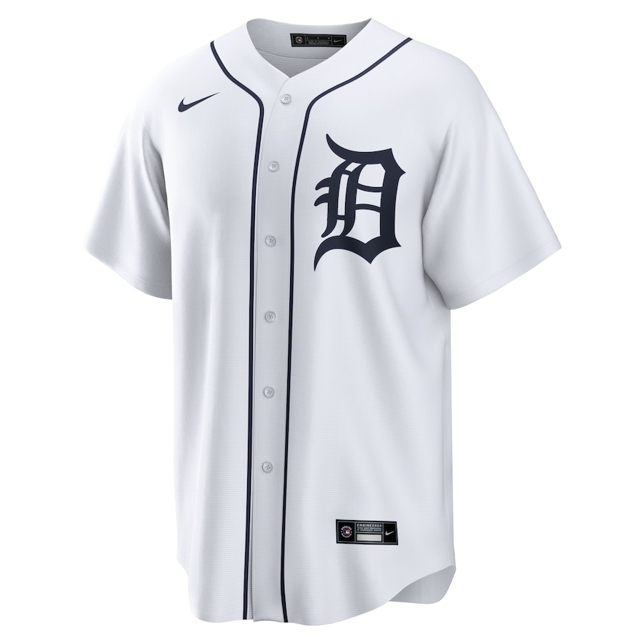 Men's Detroit Tigers Tarik Skubal Nike White Home Replica Jersey - ujerseystore
