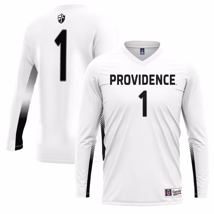 #1 Providence Friars GameDay Greats Youth Lightweight Women's Volleyball Jersey - White - ujerseystore
