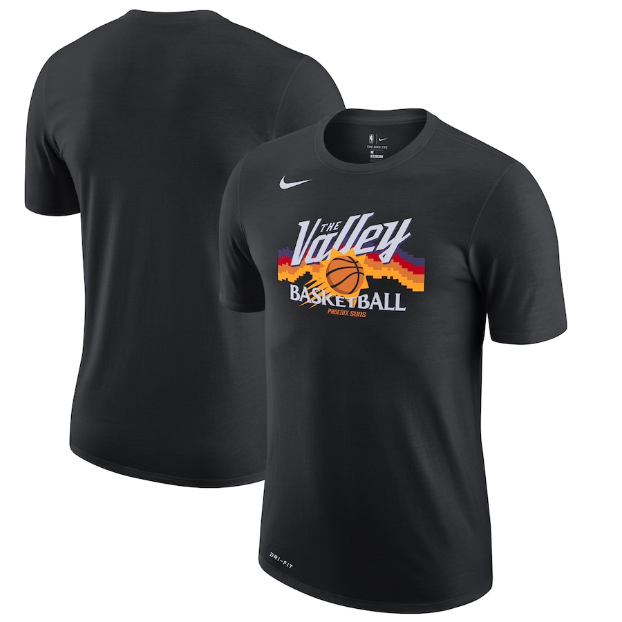 Men's Phoenix Suns Nike Black 2020/21 City Edition Story T-Shirt - ujerseystore
