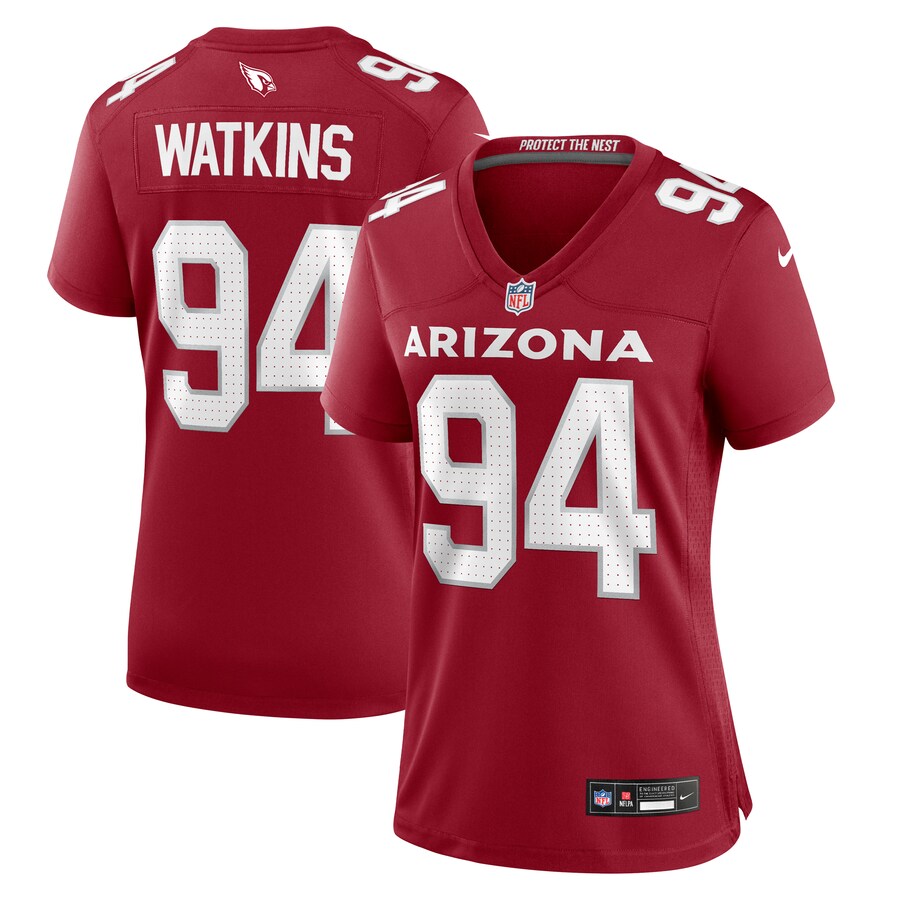 Women's Arizona Cardinals Carlos Watkins Nike Cardinal Game Player Jersey - ujerseystore