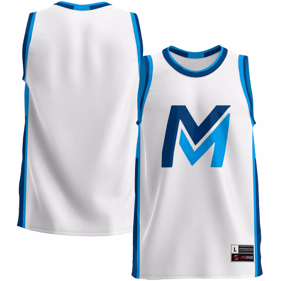 Mid Michigan College GameDay Greats Lightweight Basketball Jersey - White - ujerseystore