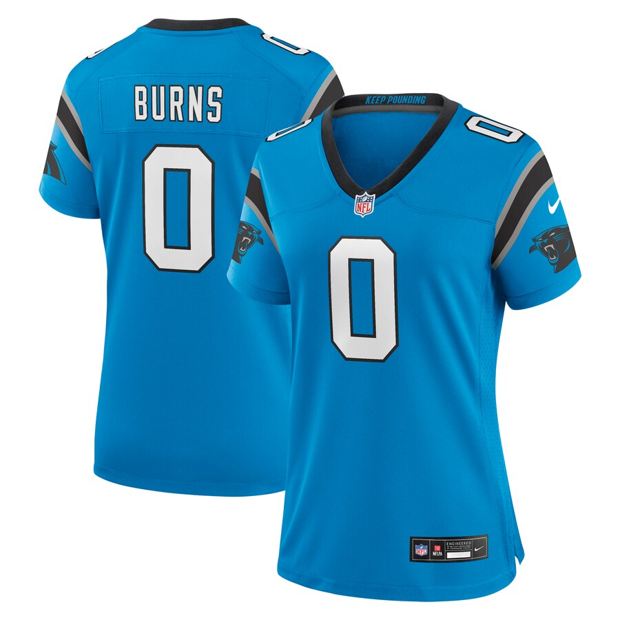 Women's Carolina Panthers Brian Burns Nike Blue Alternate Game Jersey - ujerseystore