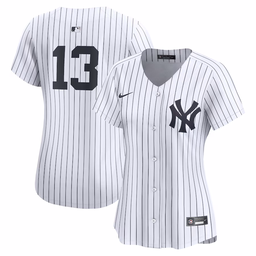 Women's New York Yankees Jazz Chisholm Jr. Nike White Home Limited Player Jersey - ujerseystore