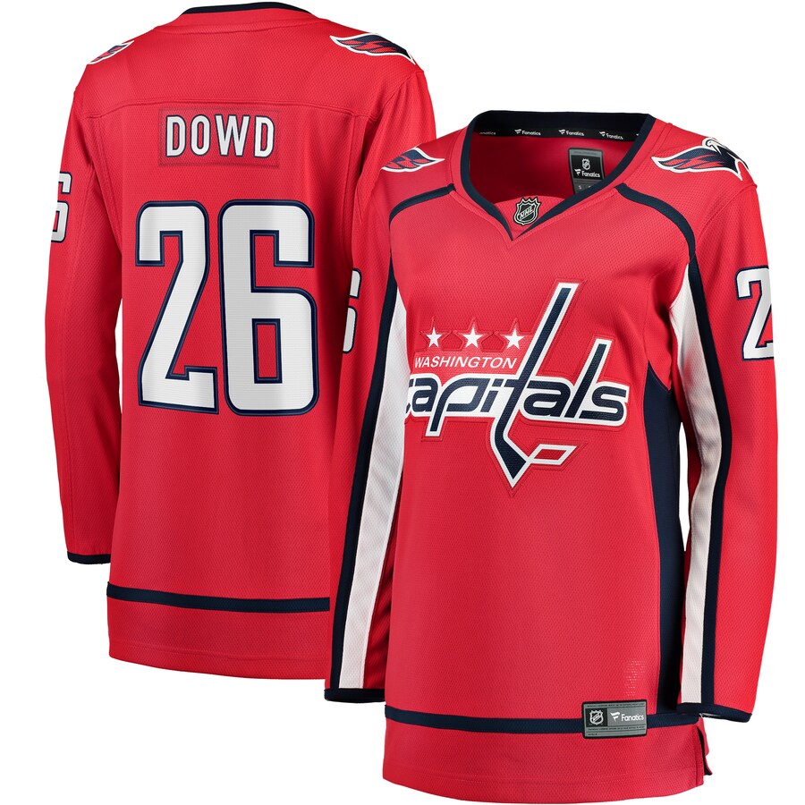 Women's Washington Capitals Nic Dowd Fanatics Branded Red Home Breakaway Player Jersey - ujerseystore
