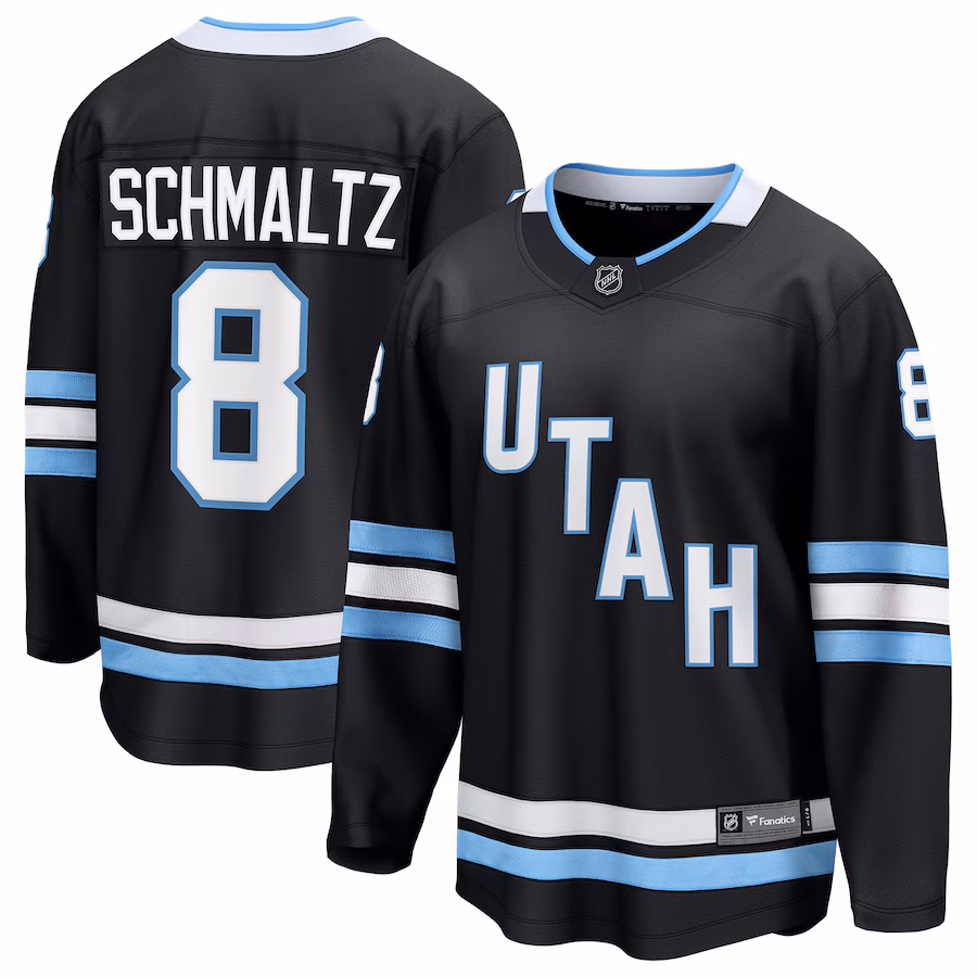 Men's Utah Hockey Club Nick Schmaltz Fanatics Black Breakaway Player Jersey - ujerseystore