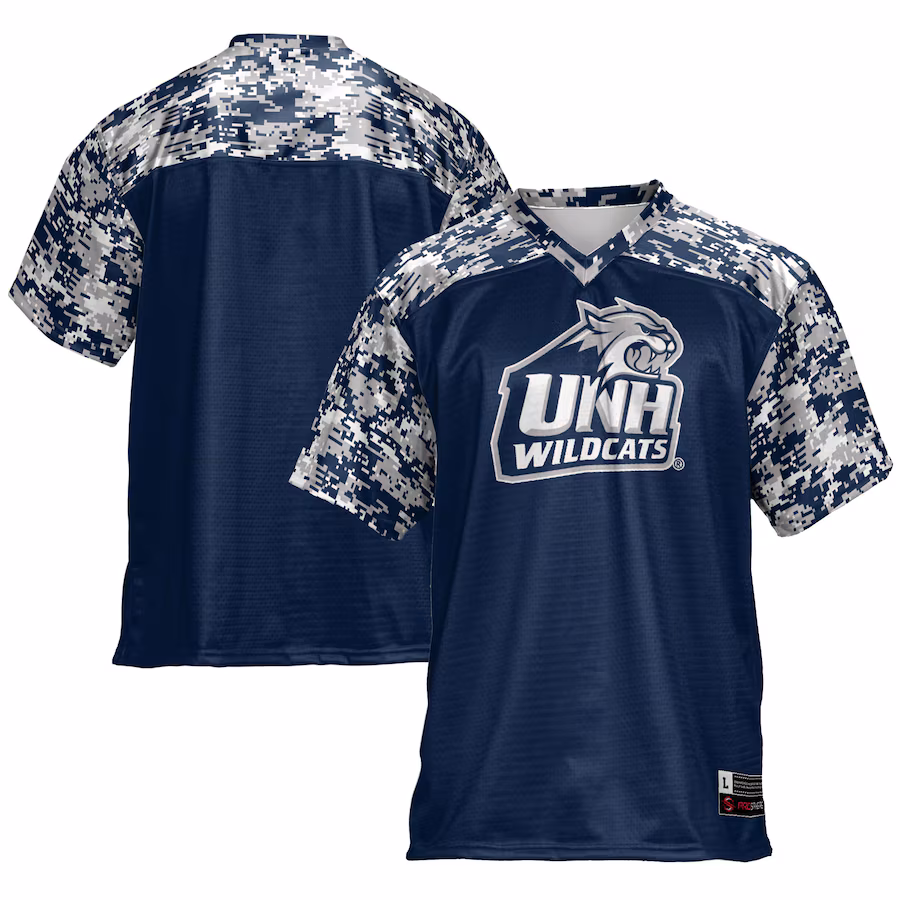 Men's GameDay Greats Navy New Hampshire Wildcats Football Jersey - ujerseystore