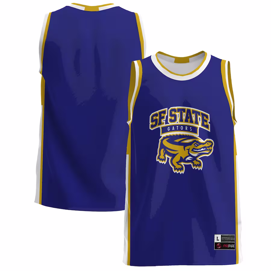 San Francisco State Gators GameDay Greats  Lightweight Basketball Jersey - Purple - ujerseystore