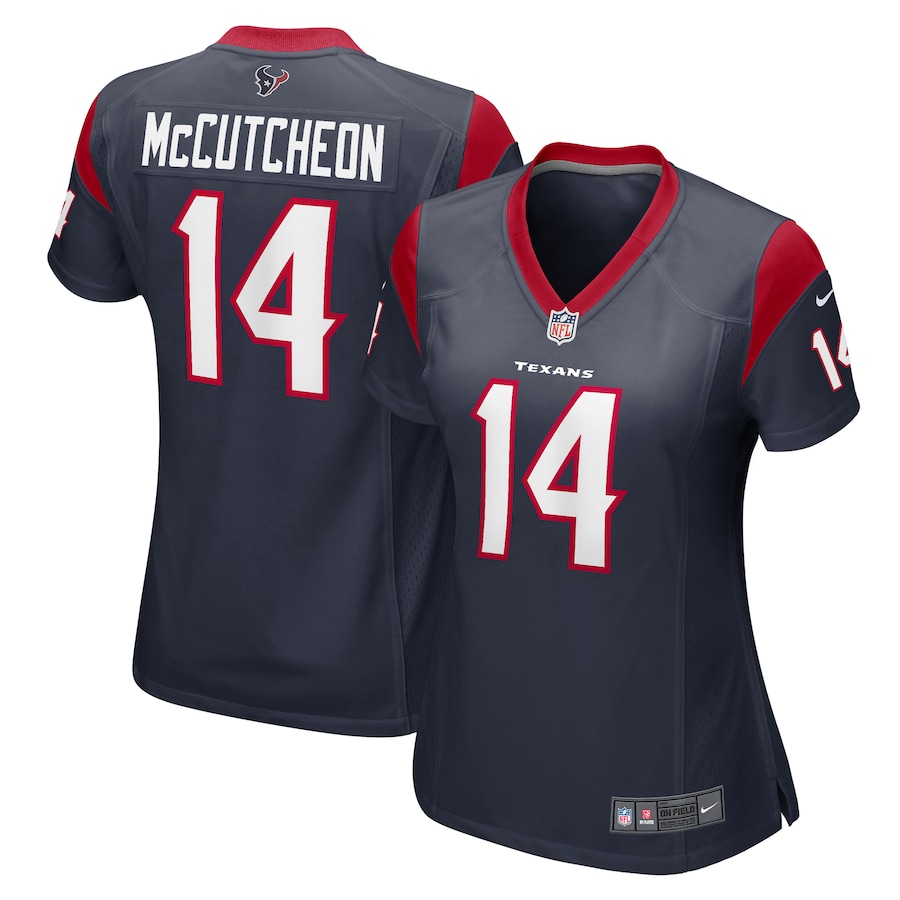 Women's Houston Texans Lance McCutcheon Nike  Navy Team Game Jersey - ujerseystore