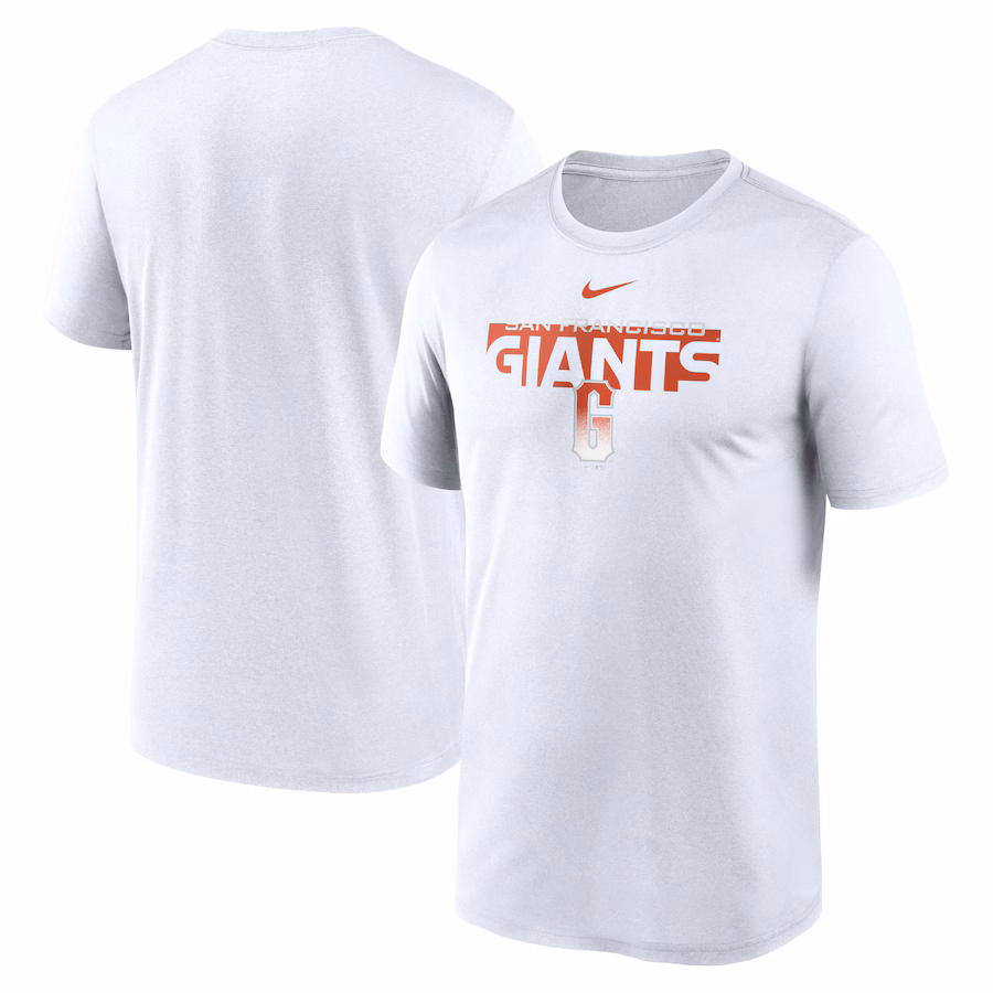 Men's San Francisco Giants Nike White City Connect Legend Performance T-Shirt - ujerseystore