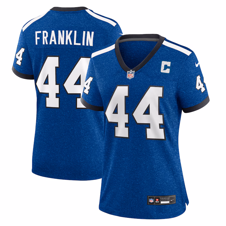 Women's Indianapolis Colts Zaire Franklin Nike Royal Indiana Nights Alternate Game Jersey - ujerseystore