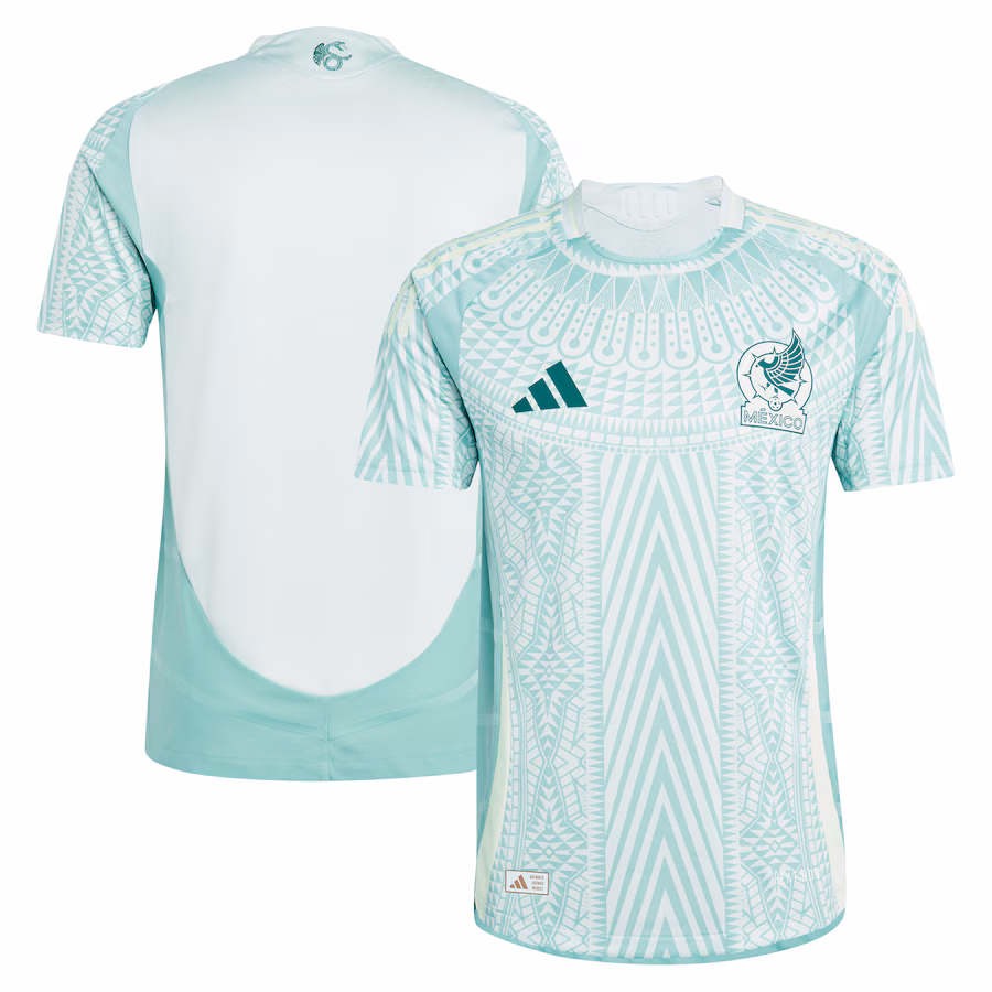 Men's Mexico National Team  adidas Green 2024 Away Authentic Jersey - ujerseystore