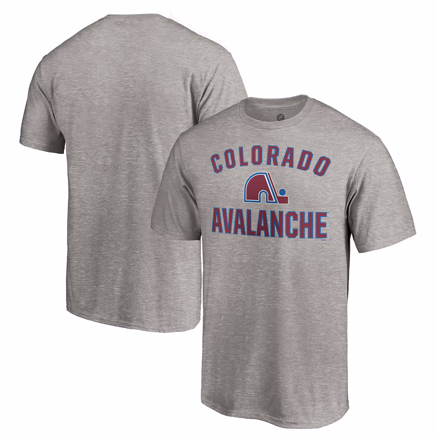 Men's Colorado Avalanche Heather Gray Special Edition Victory Arch T-Shirt - ujerseystore
