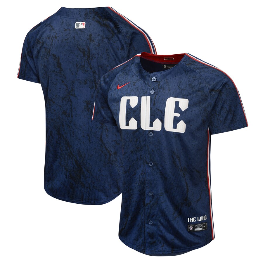Youth Cleveland Guardians Nike Navy 2024 City Connect Limited Jersey - ujerseystore