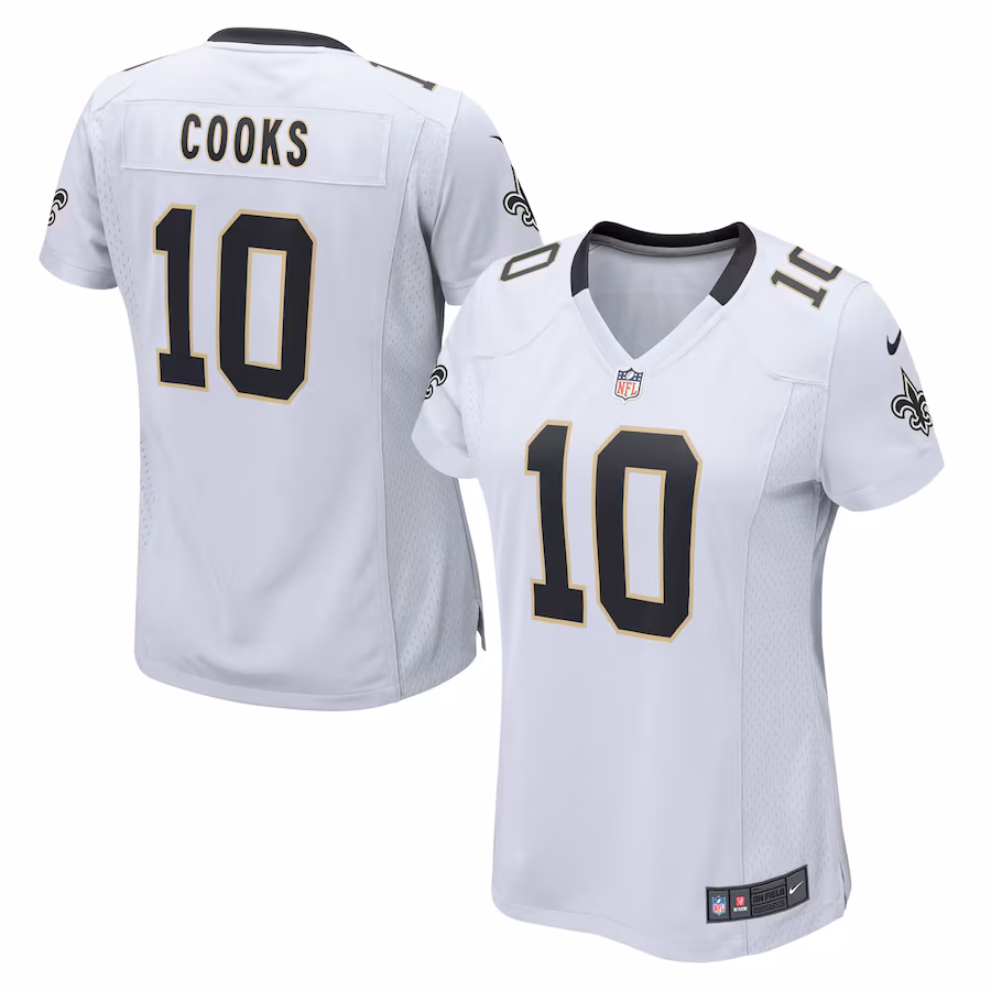 Womens New Orleans Saints Brandin Cooks Nike White Game Jersey - ujerseystore