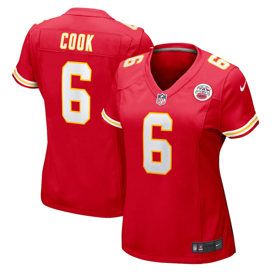 Women's Kansas City Chiefs Bryan Cook Nike Red Game Player Jersey - ujerseystore