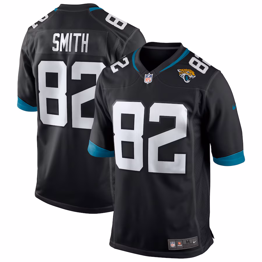 Men's Jacksonville Jaguars Jimmy Smith Nike Black Game Retired Player Jersey - ujerseystore