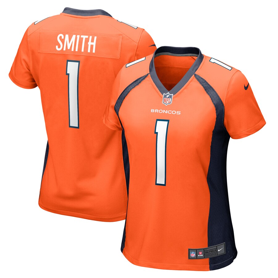 Women's Denver Broncos Tremon Smith Nike Orange Game Jersey - ujerseystore