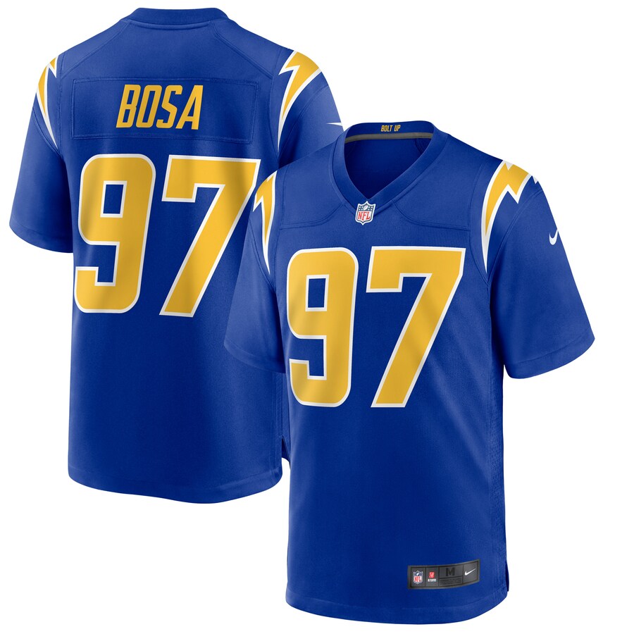 Men's Los Angeles Chargers Joey Bosa Nike Royal 2nd Alternate Game Jersey - ujerseystore