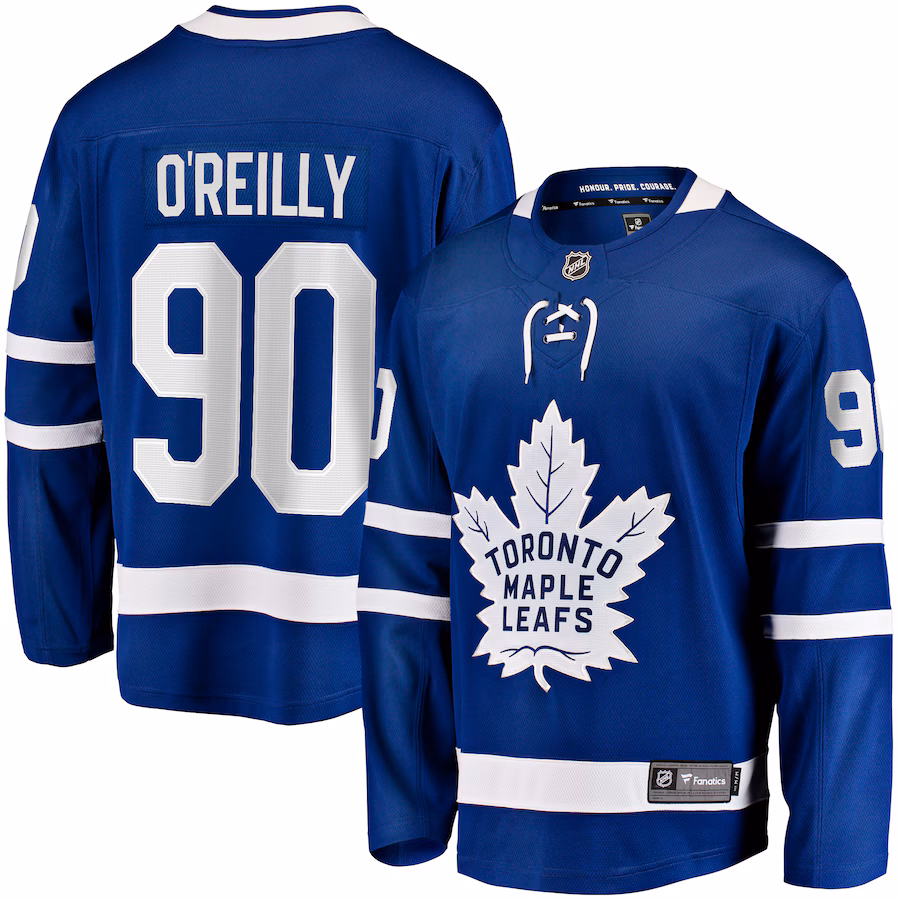 Men's Toronto Maple Leafs Ryan O'Reilly Fanatics Blue Men's FB Premier Breakaway Player Jersey - ujerseystore