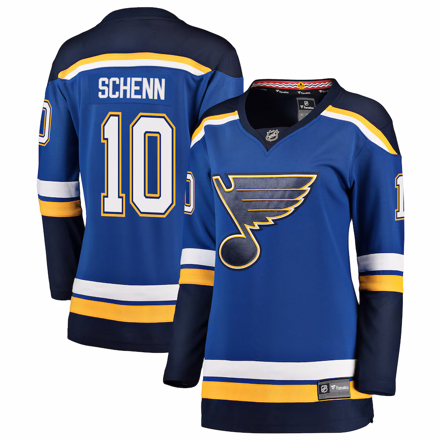 Women's St. Louis Blues Brayden Schenn Fanatics Blue Breakaway Player Jersey - ujerseystore