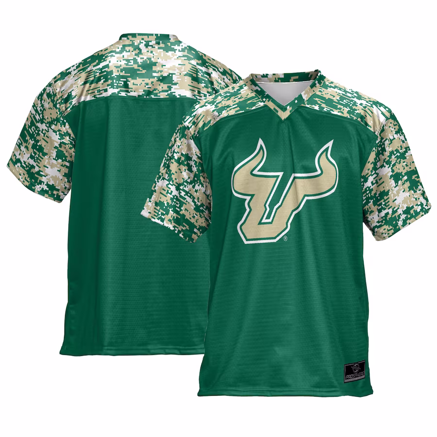 South Florida Bulls ProSphere Youth  Football Jersey - Green - ujerseystore