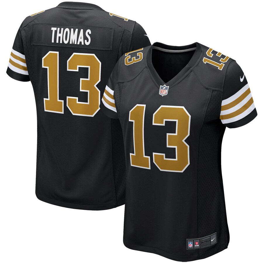 Women's New Orleans Saints Michael Thomas Nike Black Player Jersey - ujerseystore
