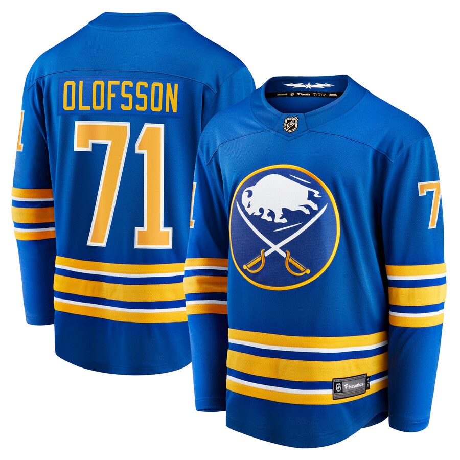 Men's Buffalo Sabres Victor Olofsson Fanatics Branded Royal Breakaway Player Jersey - ujerseystore