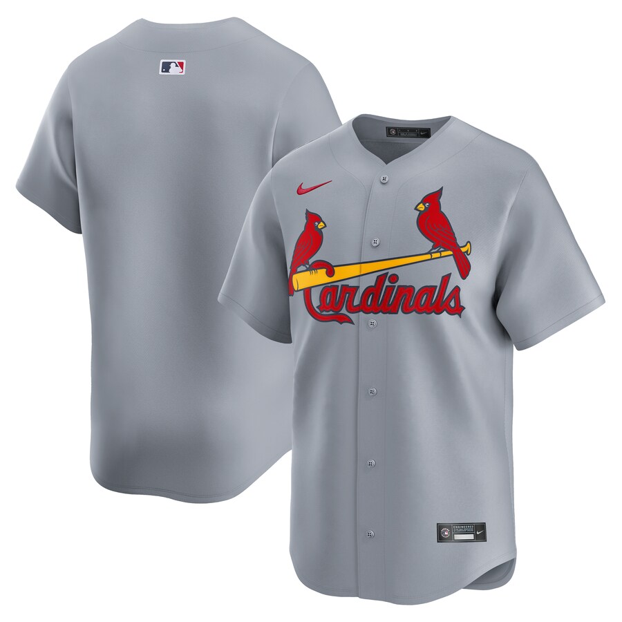 Men's St. Louis Cardinals  Nike Gray Away Limited Jersey - ujerseystore