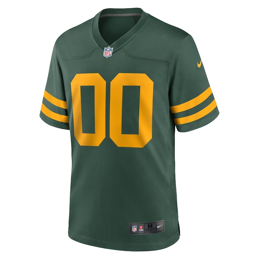 Men's Green Bay Packers Nike Green Alternate Custom Jersey - ujerseystore