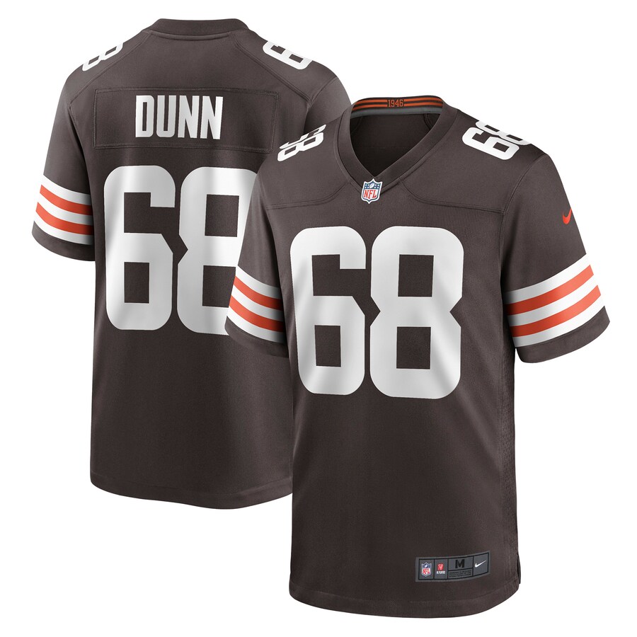 Men's Cleveland Browns Michael Dunn Nike Brown Game Jersey - ujerseystore