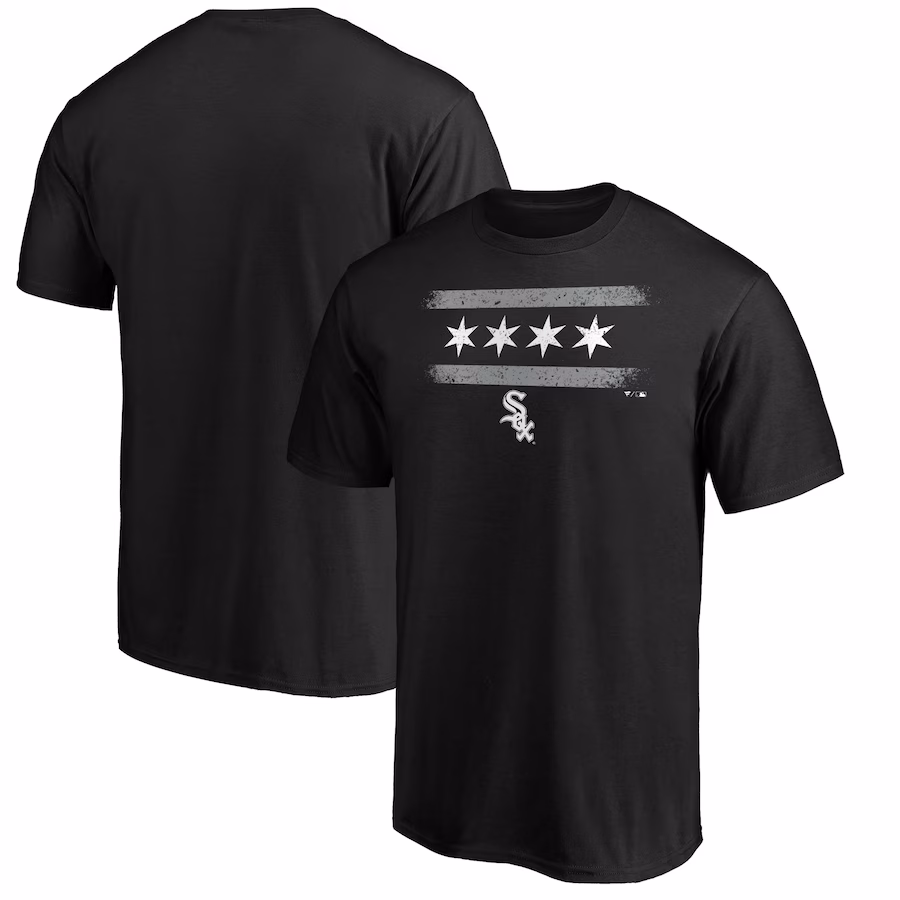 Men's Chicago White Sox Black Team Adrenaline T-Shirt - ujerseystore