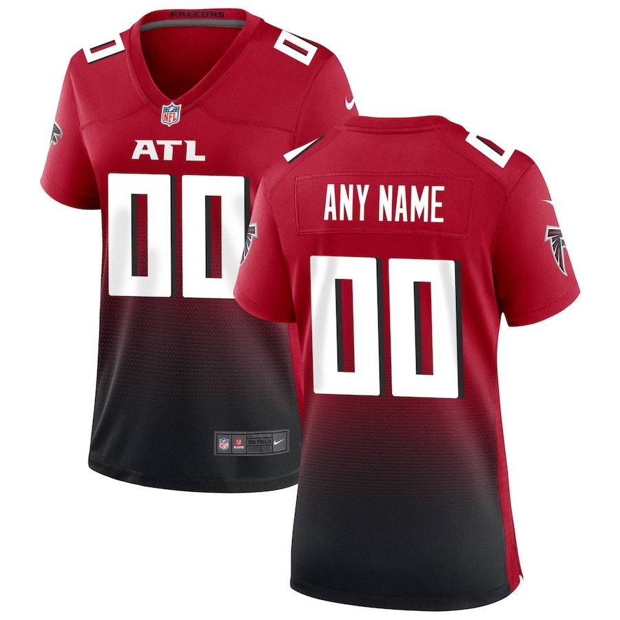 Women's Atlanta Falcons Nike Red Alternate Custom Game Jersey - ujerseystore