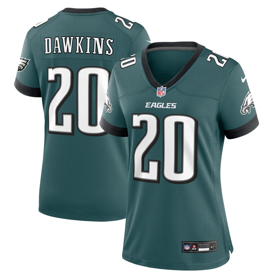 Women's Philadelphia Eagles Brian Dawkins Nike Midnight Green Retired Player Game Jersey - ujerseystore