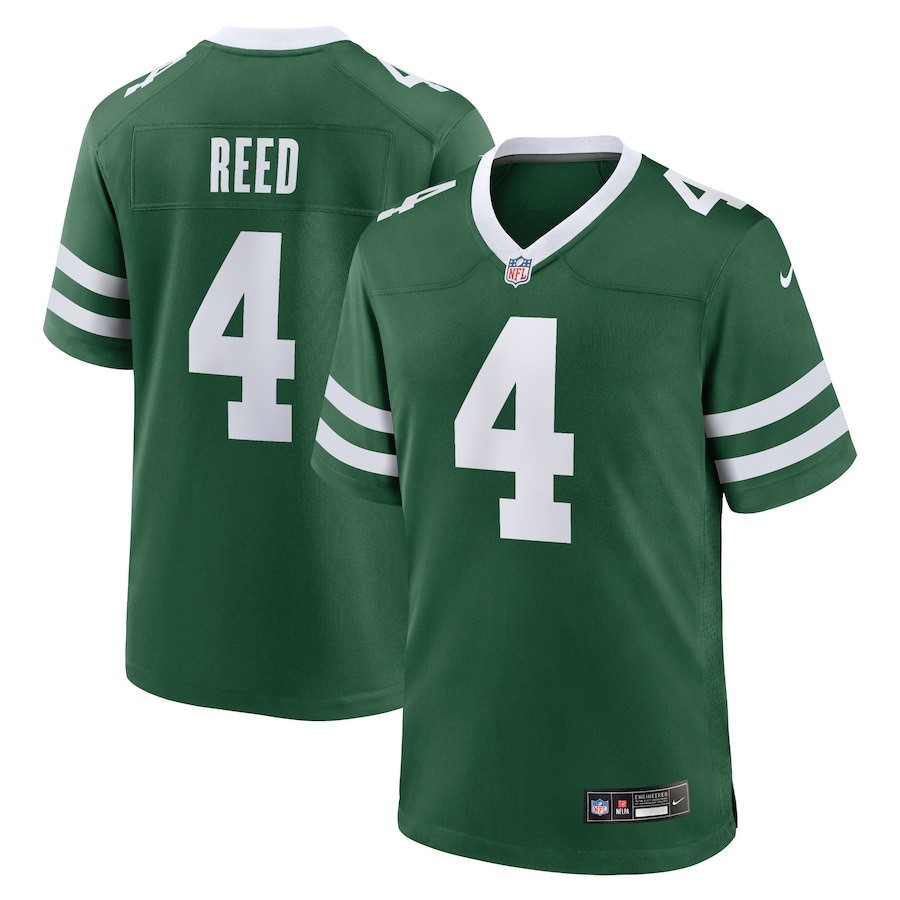 Men's New York Jets D.J. Reed Nike Legacy Green Game Jersey - ujerseystore