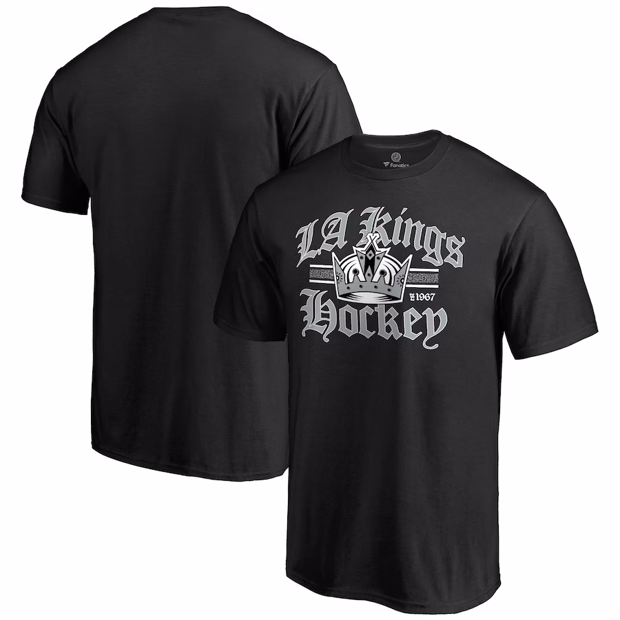 Men's Los Angeles Kings Black Hometown Collection The Crown T-Shirt - ujerseystore