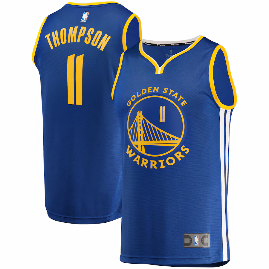 Men's Golden State Warriors Klay Thompson Fanatics Royal Fast Break Replica Player Jersey - Icon Edition - ujerseystore