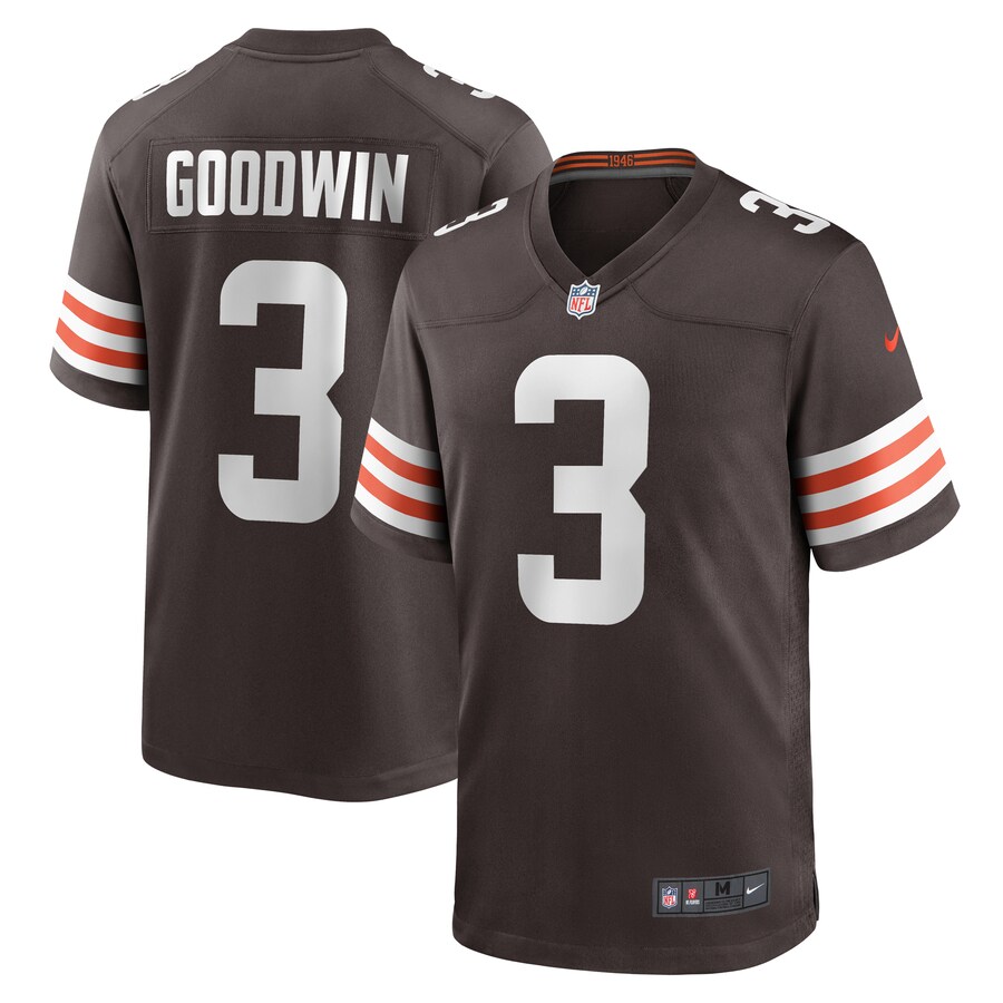 Men's Cleveland Browns Marquise Goodwin Nike Brown Game Jersey - ujerseystore
